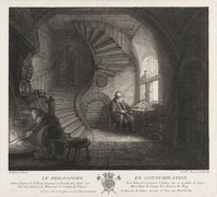 KG 12941
<br/>
Filosoof in contemplatie
<br/>
<em>Surugue, Louis (1686-1762)</em>